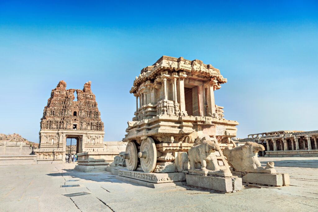 Historic Hampi Stone Chariot tour package from a reliable car rental in hubli.