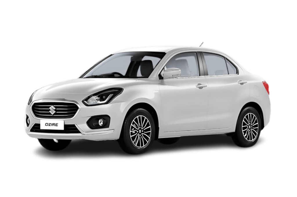 Clean Swift Dzire for Hubli Taxi Service day rentals.